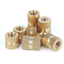 M5 M8 Steel Zinc Plated Gr12.9 Knurled Insert Nut